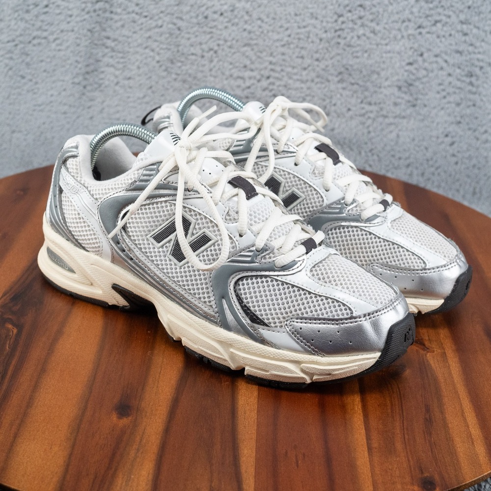 New Balance 530 Silver Metallic Black Cement U530ESA Men Size 7.5 Wmns 9